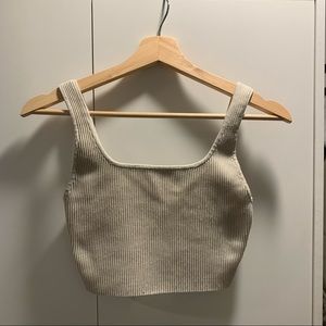 Aritzia babaton sculpt knit - s - matte pearl